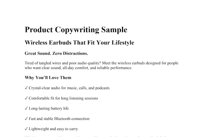 write seo product descriptions for ecommerce stores